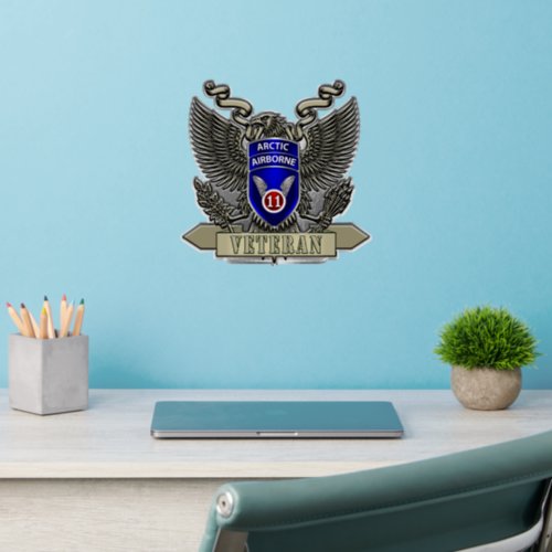 11th Airborne Division Veteran Wall Decal