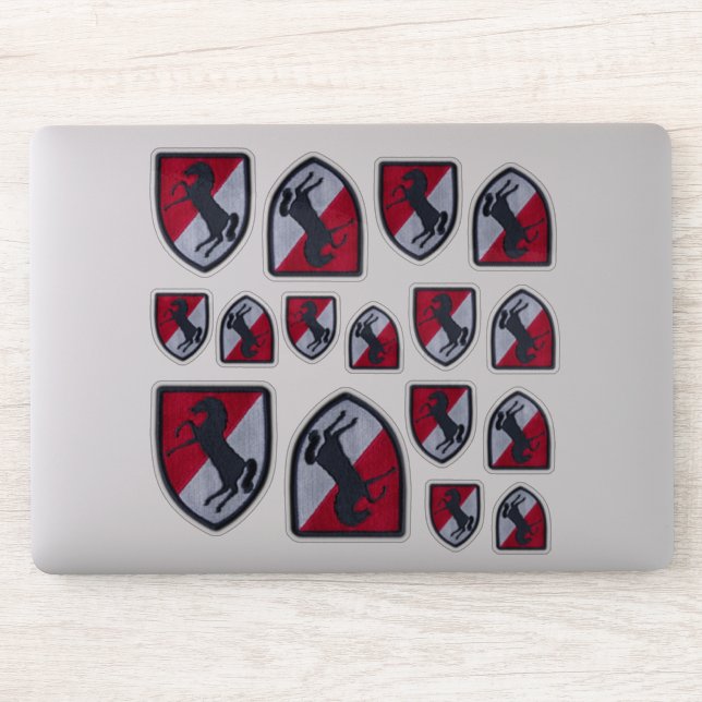 11th Amored Cavalry Regiment Fort Meade Contour Sticker (Computer)