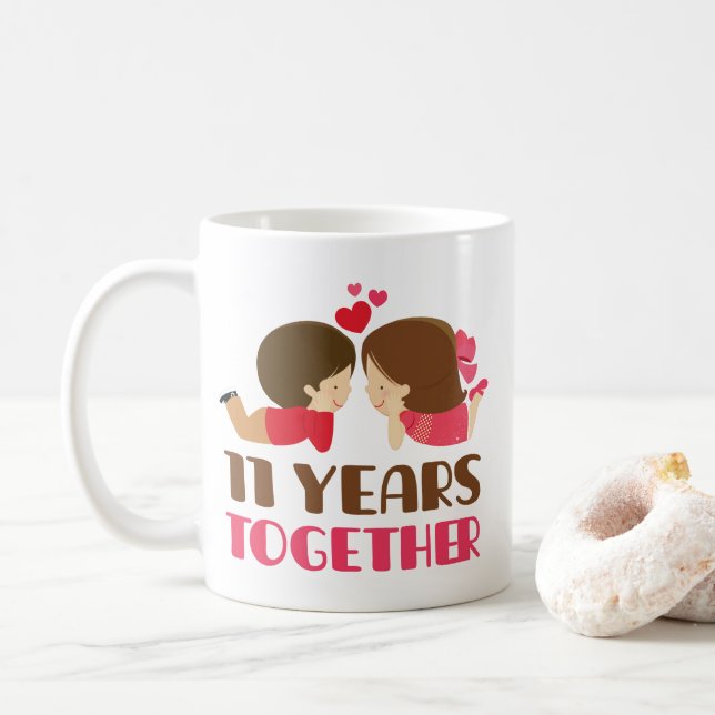 11th Anniversary Gift For Her Coffee Mug Zazzle