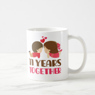 11th Anniversary Gift For Her Coffee Mug