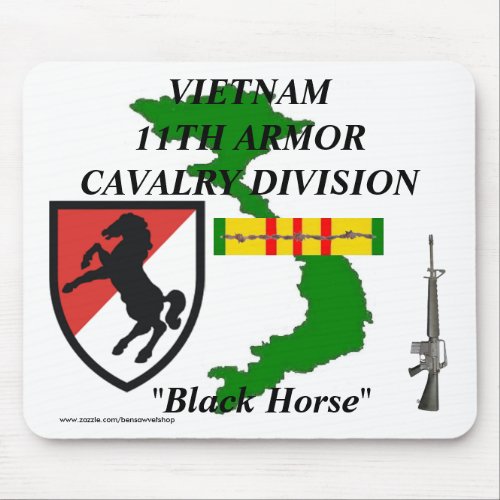 11th Armor Cav Vietnam Mousepad 1w