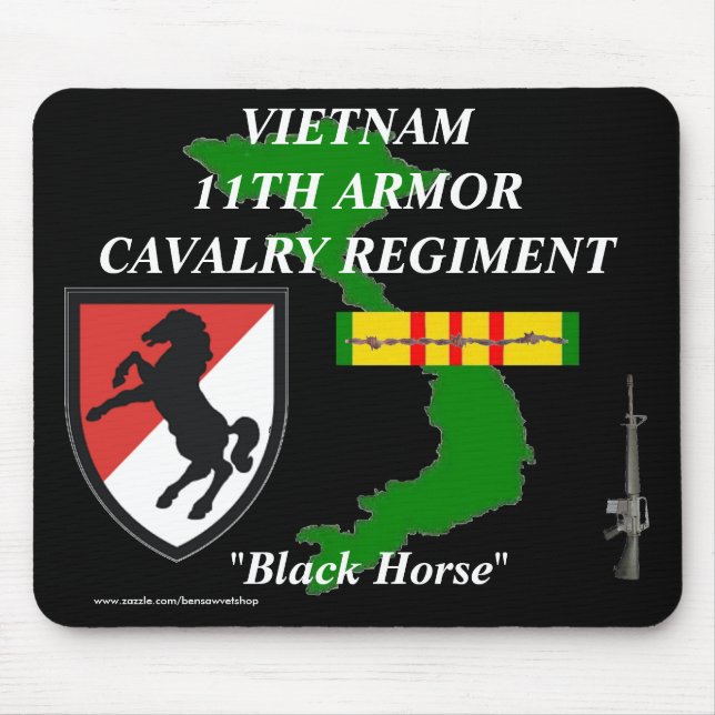 11th Armor Cav Vietnam Mousepad 2/b (Front)
