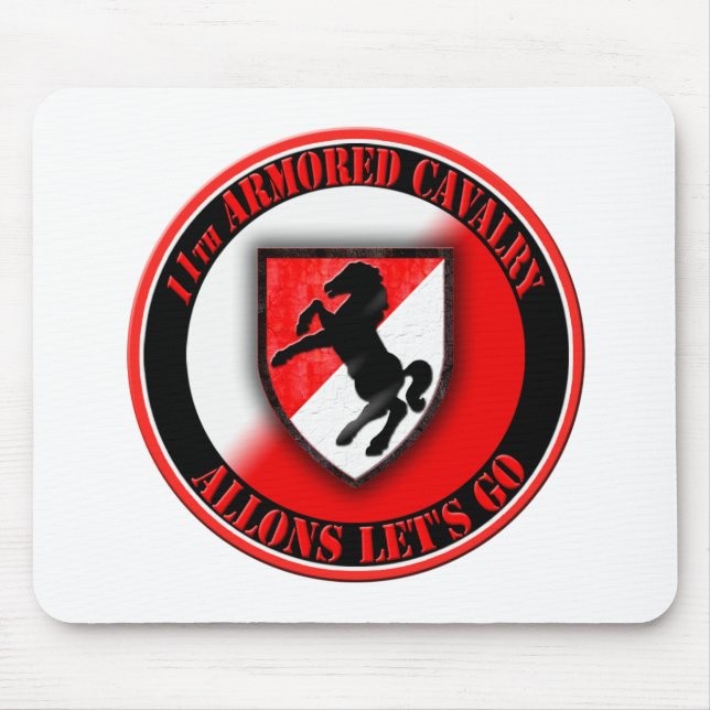 11th Armored Cavalry 001 Mouse Pad (Front)