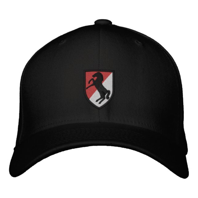 11th Armored Cavalry Embroidered Baseball Hat (Front)