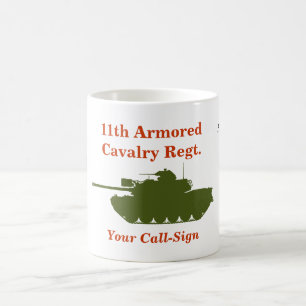 11th Armored Cavalry M48A3 Patton Custom Mug