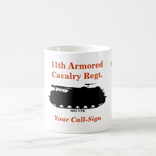 11th Armored Cavalry M88 VTR Custom Mug