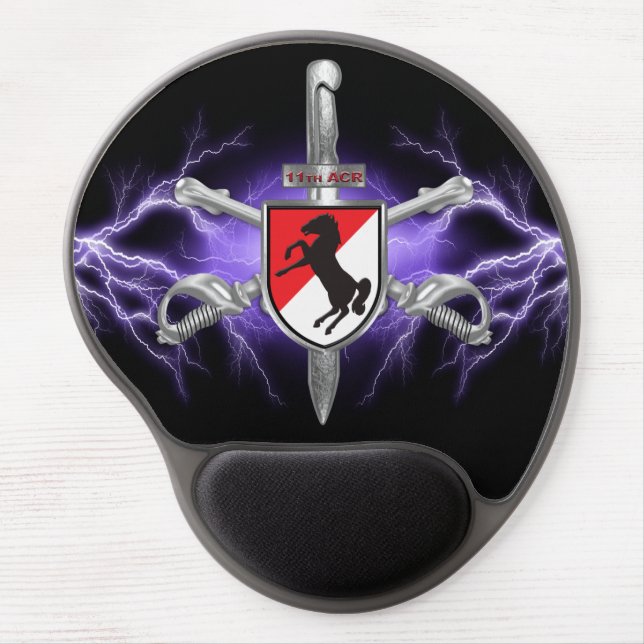 11th Armored Cavalry Regiment “11th ACR"  Gel Mouse Pad (Front)