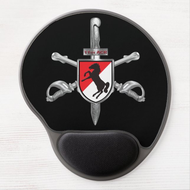 11th Armored Cavalry Regiment “11th ACR" Gel Mouse Pad (Front)