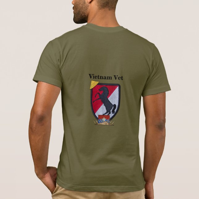 11th Armored Cavalry Regiment ACR Vietnam Nam Vets T-Shirt (Back)