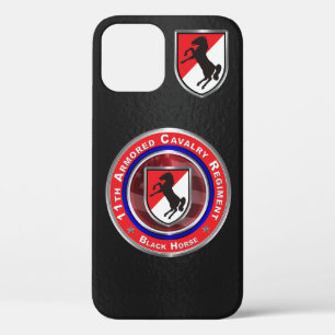 11th Armored Cavalry Regiment “Black Horse” iPhone 12 Case