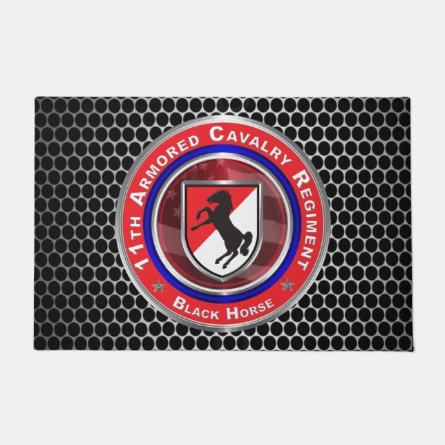 11th Armored Cavalry Regiment “Black Horse”  Doormat (Front)