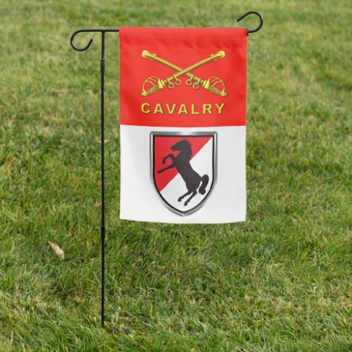 11th Armored Cavalry Regiment Black Horse    Garden Flag