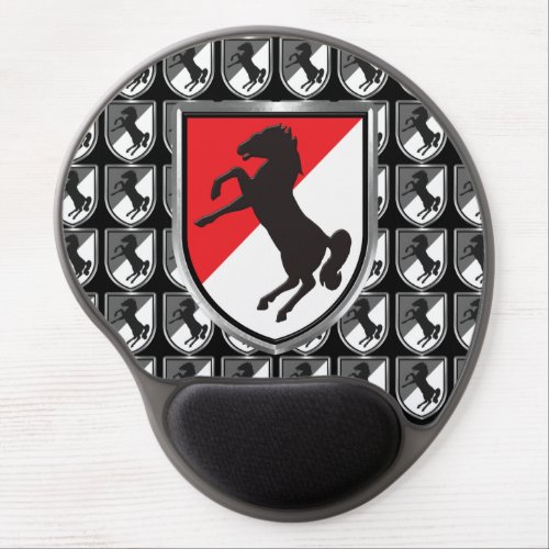 11th Armored Cavalry Regiment Black Horse Gel Mouse Pad