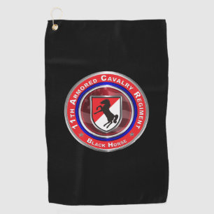 11th Armored Cavalry Regiment “Black Horse” Golf Towel