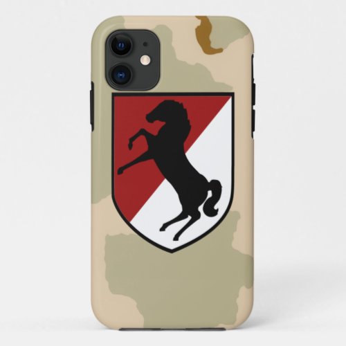 11th Armored Cavalry Regiment _Blackhorse Regiment iPhone 11 Case