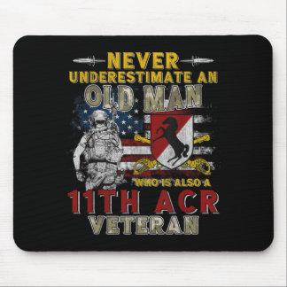 11th Armored Cavalry Regiment Blackhorse Regiment Mouse Pad
