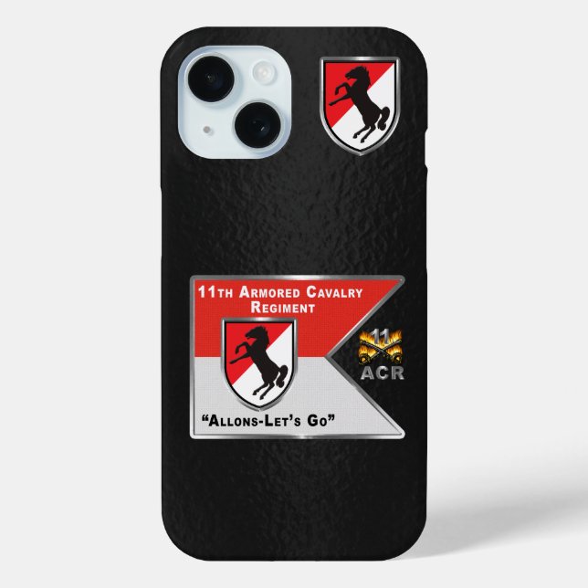 11th Armored Cavalry Regiment  Case-Mate iPhone Case (Back)
