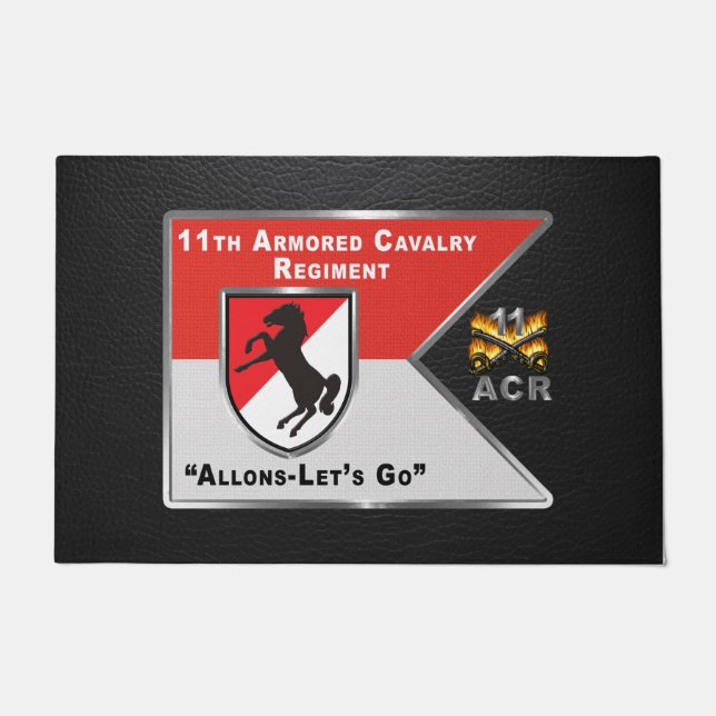 11th Armored Cavalry Regiment  Doormat (Front)