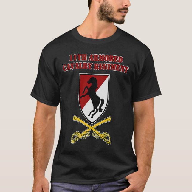 11th Armored Cavalry Regiment  for 11th ACR vets T-Shirt (Front)