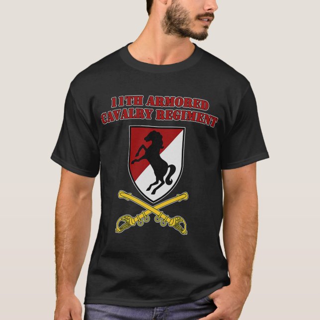 11th Armored Cavalry Regiment  for 11th ACR vets T-Shirt (Front)