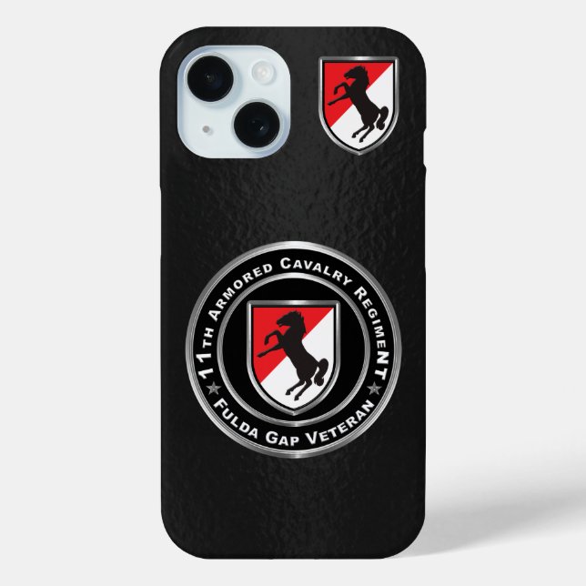 11th Armored Cavalry Regiment Fulda Gap Veteran Case-Mate iPhone Case (Back)