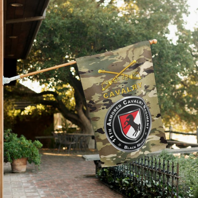 11th Armored Cavalry Regiment   House Flag (In SItu)