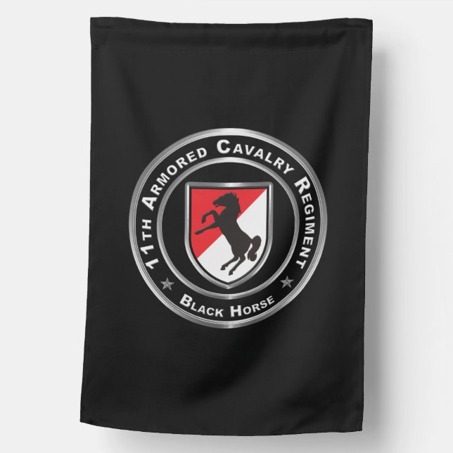 11th Armored Cavalry Regiment   House Flag (Front)