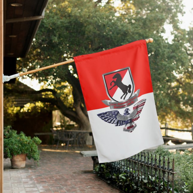 11th Armored Cavalry Regiment   House Flag (In SItu)