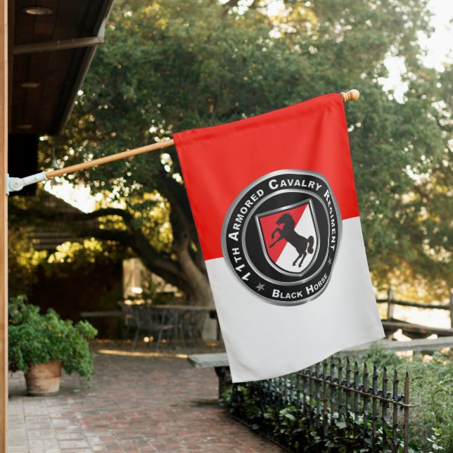 11th Armored Cavalry Regiment  House Flag (In SItu)