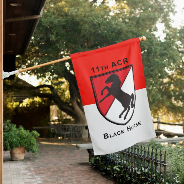 11th Armored Cavalry Regiment   House Flag (In SItu)