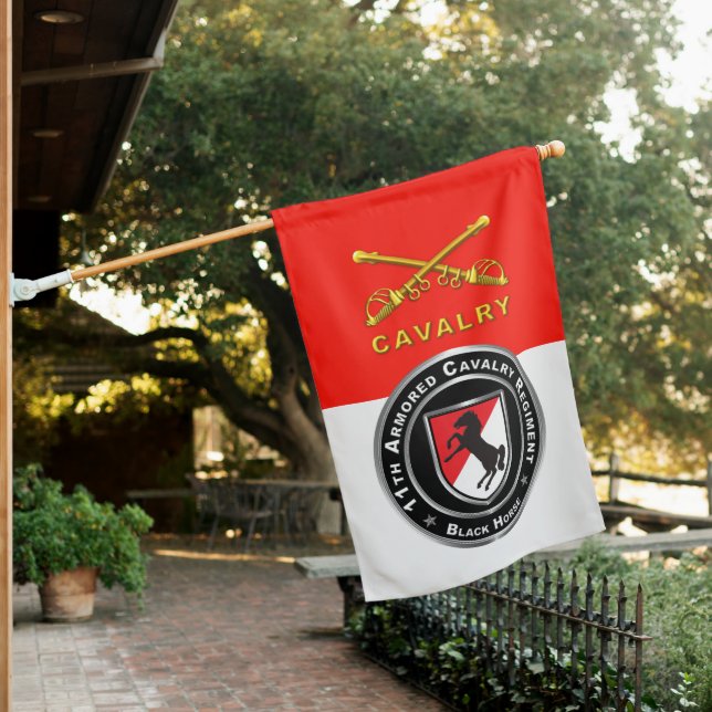 11th Armored Cavalry Regiment   House Flag (In SItu)