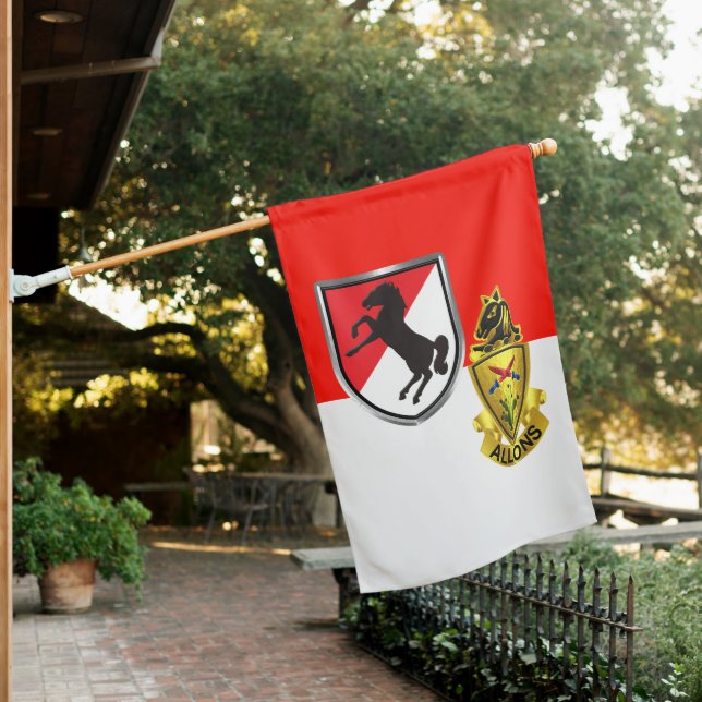 11th Armored Cavalry Regiment    House Flag (In SItu)