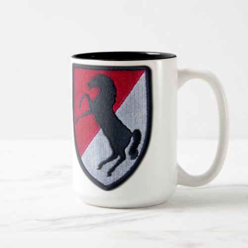11th Armored Cavalry Regiment OPFOR Fort Meade Two_Tone Coffee Mug