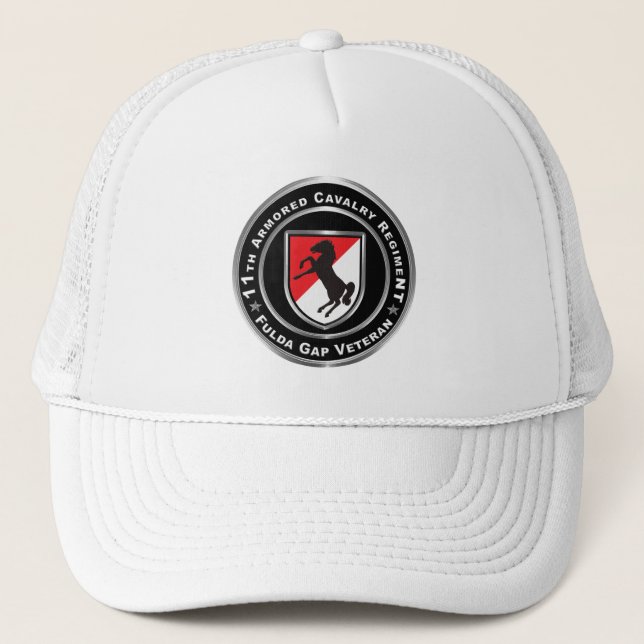11th Armored Cavalry Regiment  Trucker Hat (Front)