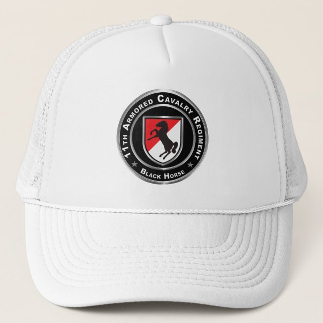 11th Armored Cavalry Regiment  Trucker Hat (Front)