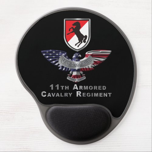 11th Armored Cavalry Regiment Veteran Gel Mouse Pad