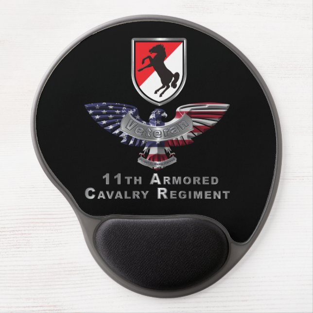 11th Armored Cavalry Regiment “Veteran" Gel Mouse Pad (Front)