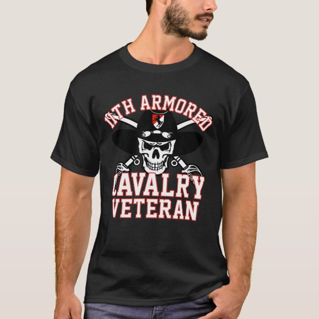 11th Armored Cavalry Regiment Veteran T-Shirt (Front)