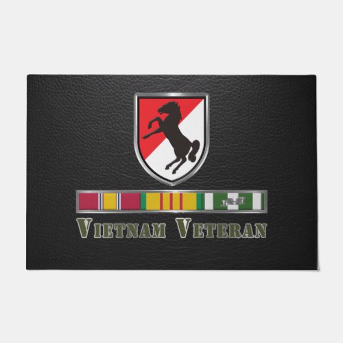 11th Armored Cavalry Regiment Vietnam Veteran Doormat