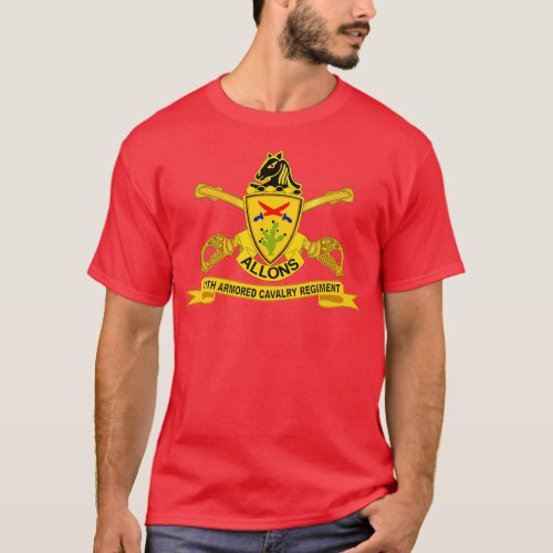 11th Armored Cavalry Regiment w Br Ribbon T_Shirt