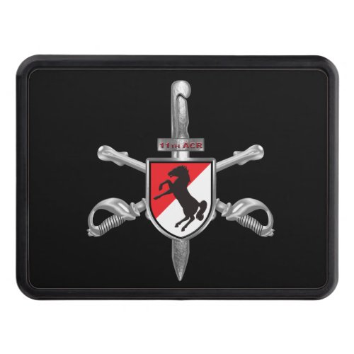 11th Armored Cavalry Regiment with Sterling Sabers Hitch Cover