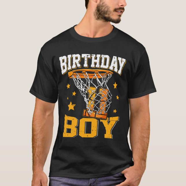 11th Birthday Basketball Boy 11 Year Old Basketbal T-Shirt (Front)
