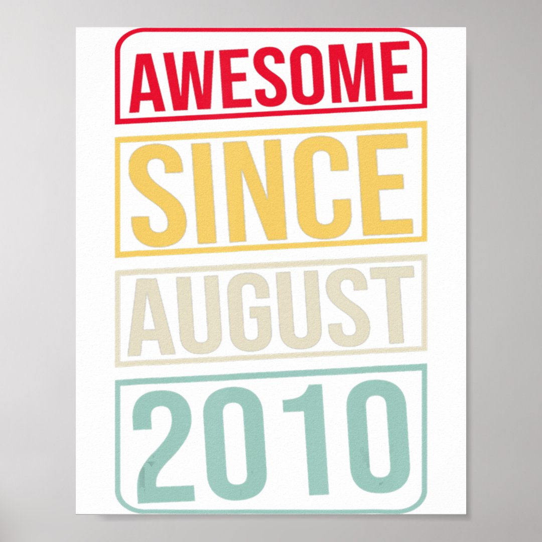 11th-birthday-boy-11-years-old-awesome-since-augus-poster-zazzle