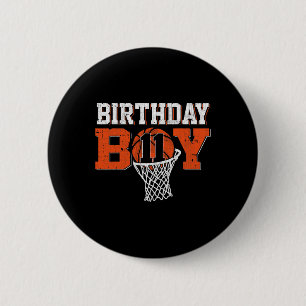 11th Birthday Boy Bysketbyll Lover 11 Years Old Bd Button