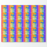 [ Thumbnail: 11th Birthday: Colorful, Fun Rainbow Pattern # 11 Wrapping Paper ]