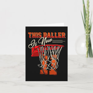 11th Birthday  For Boy Basketball 11 Years Old Kid Card