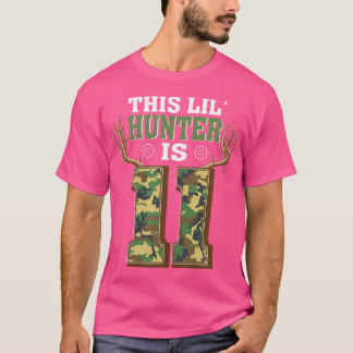 11Th Birthday Hunting Deer 11 Year Old Hunter T-Shirt