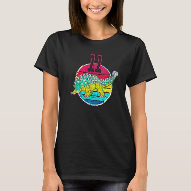 11th Birthday I Ankylosaurus Magniventris I Family T-Shirt (Front)