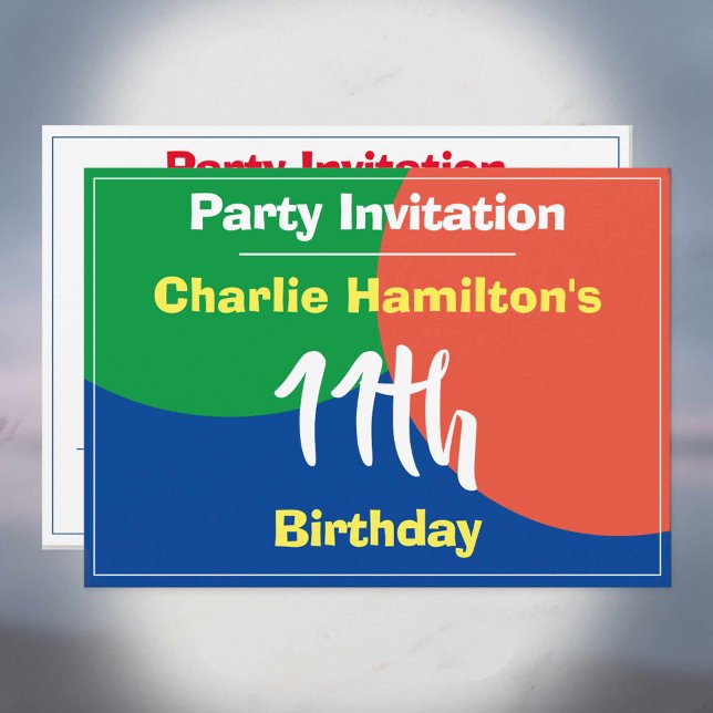11th Birthday Invitation (Creator Uploaded)