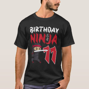 11th Birthday Ninja Happy 11 Year Old Funny B Day T-Shirt